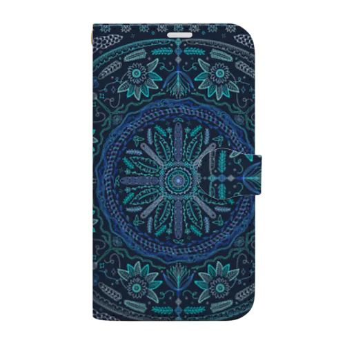 POLA ALAM / BIRU Book-Style Smartphone Case