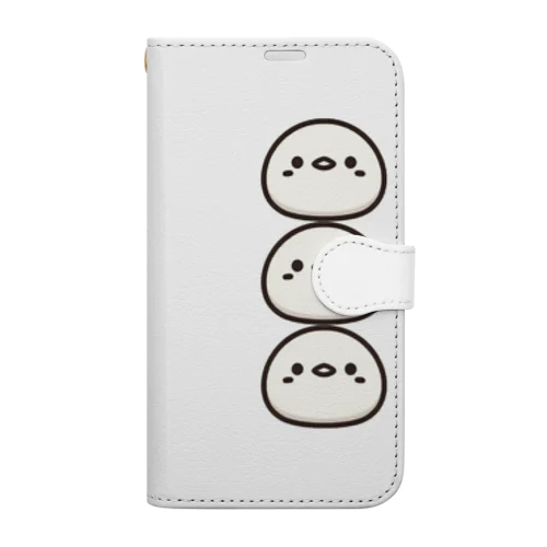 ひよこ家族 Book-Style Smartphone Case