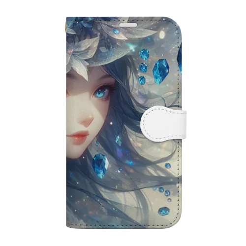 氷の精🧊✨ Book-Style Smartphone Case