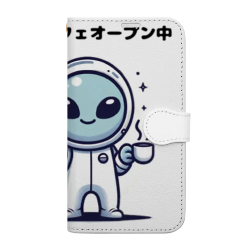 ゼロGティーブレイク Book-Style Smartphone Case