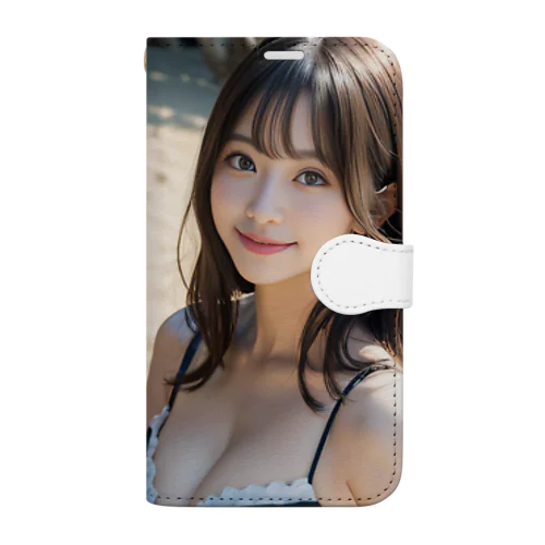 AI彼女＃１７ Book-Style Smartphone Case