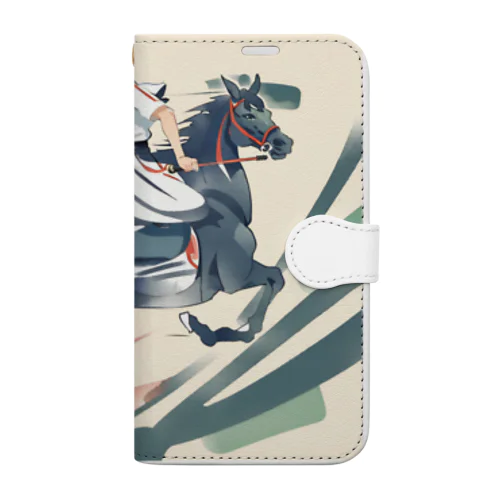 百人将・阿　伊羽江音 Book-Style Smartphone Case