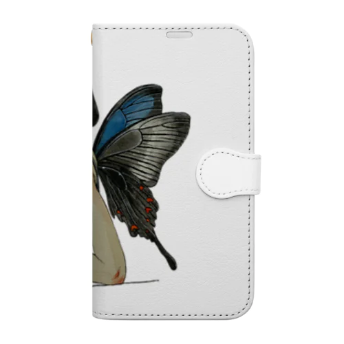 カラスアゲハ Book-Style Smartphone Case