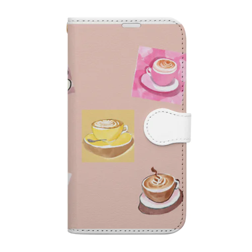 Sweet　cafe Book-Style Smartphone Case