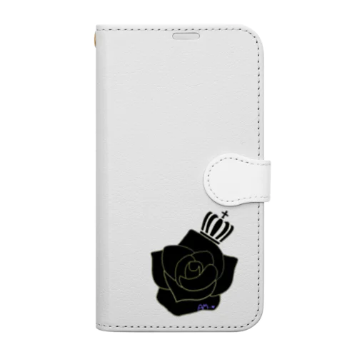 薔薇王冠👑 Book-Style Smartphone Case