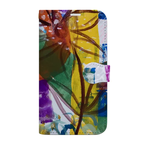 flowerドットsisters Book-Style Smartphone Case