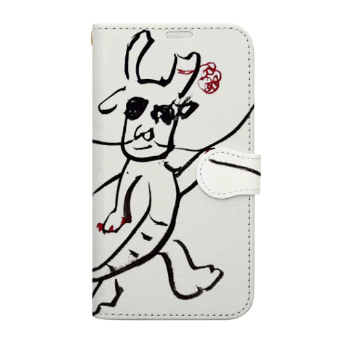 新年のあいさつに来たドラゴン Book-Style Smartphone Case