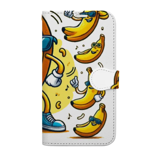 ダンシングバナナ Book-Style Smartphone Case