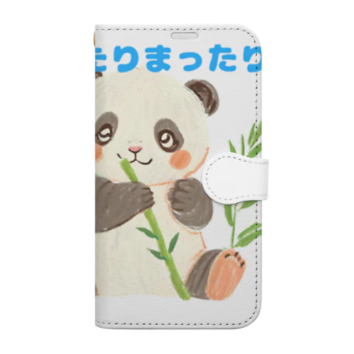 のんびりパンダ Book-Style Smartphone Case