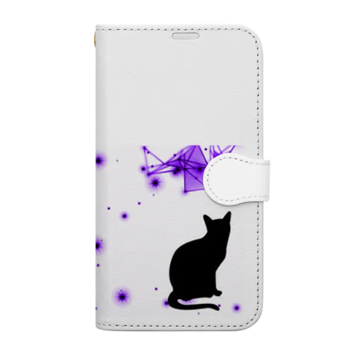 猫の魔法 Book-Style Smartphone Case