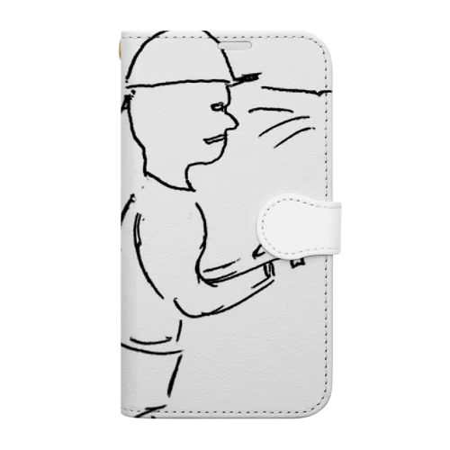 働らくお兄さん Book-Style Smartphone Case