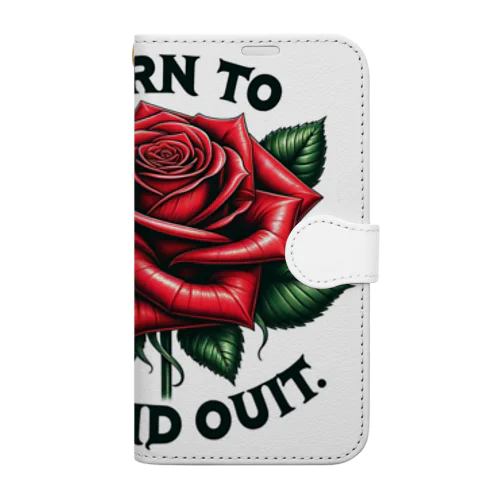 薔薇 Book-Style Smartphone Case