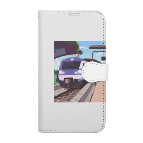 軽快で洗練されたモダン鉄道 Book-Style Smartphone Case