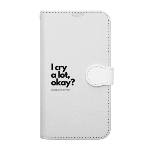 I cry a lot,okay? Book-Style Smartphone Case