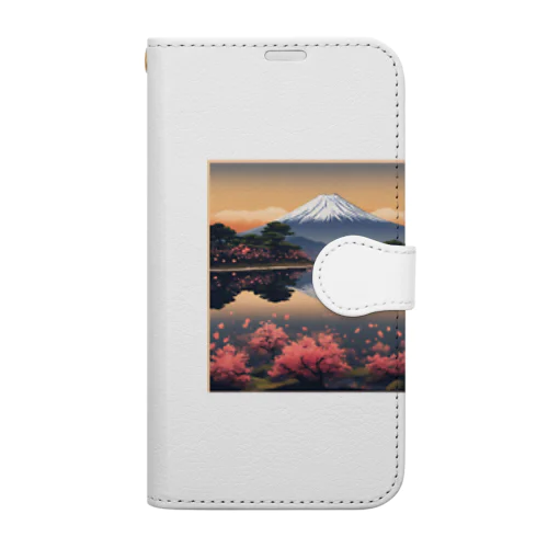 「雄大なる富士の誇り」 Book-Style Smartphone Case