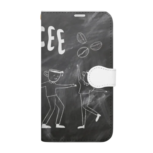 Coffee dancing Book-Style Smartphone Case