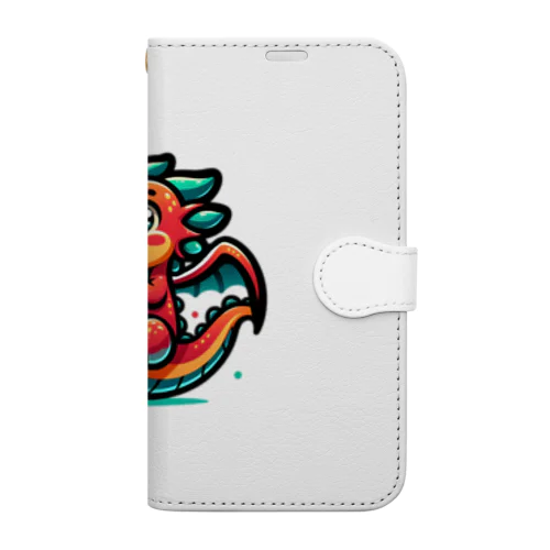 おさんぽドラゴンのドラ子 Book-Style Smartphone Case