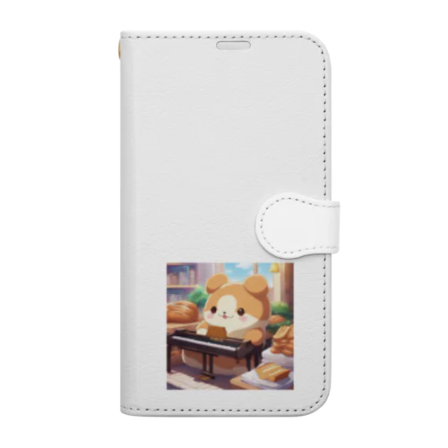 ぱんくまちゃん Book-Style Smartphone Case