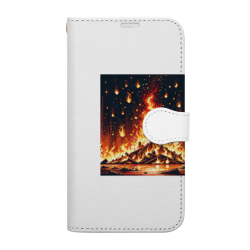 world of flames / type.1 Book-Style Smartphone Case