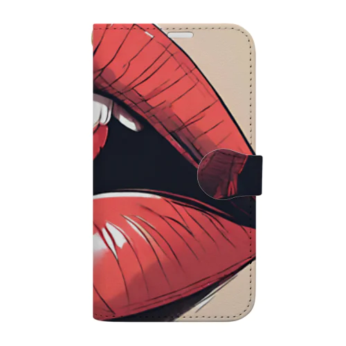 lips Book-Style Smartphone Case