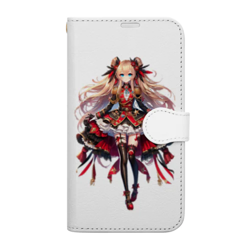 星降る夜の軍服姫 Book-Style Smartphone Case