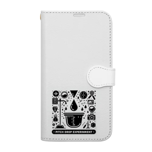 ピッチドロップ実験 Book-Style Smartphone Case