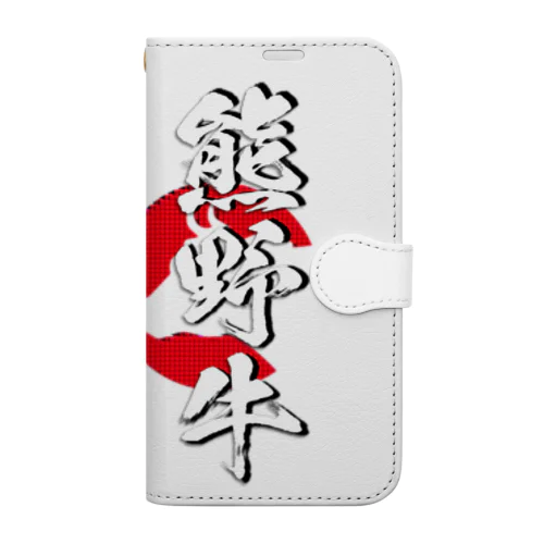 熊野牛 Book-Style Smartphone Case