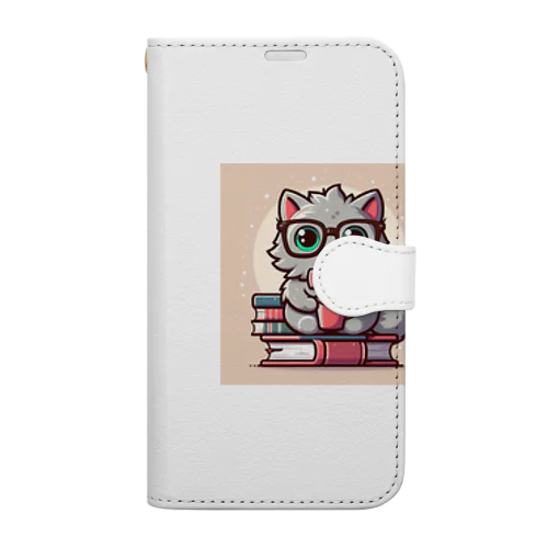 癒し猫 Book-Style Smartphone Case