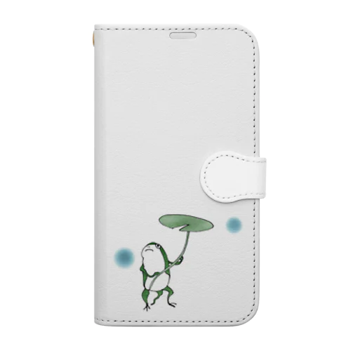 金魚づくし　カエルB Book-Style Smartphone Case