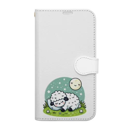 すぴすぴひつじ Book-Style Smartphone Case