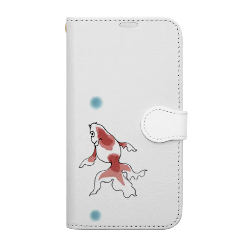 金魚づくし　金魚B Book-Style Smartphone Case