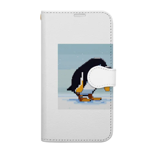 歩いているペンギン Book-Style Smartphone Case