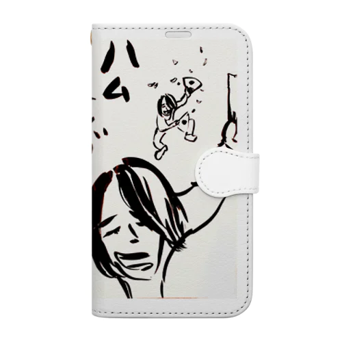 maguro ハムエッグ Book-Style Smartphone Case