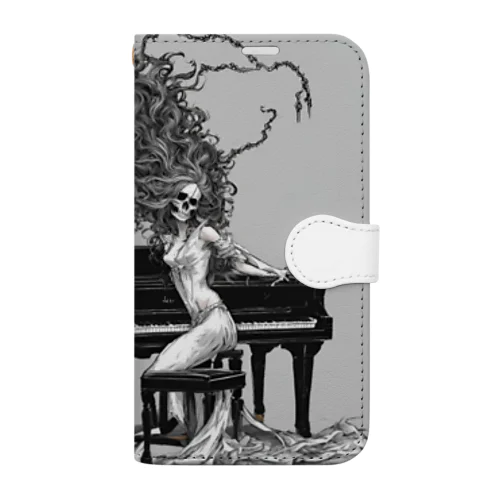 death metal girl ＝pf.Maria＝ Book-Style Smartphone Case