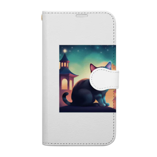 かわいい猫 Book-Style Smartphone Case