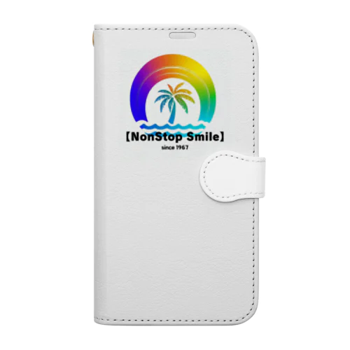 ノンストップスマイル　【NonStop Smile】 Book-Style Smartphone Case