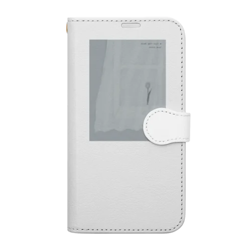 tulipe gris bleu . Book-Style Smartphone Case