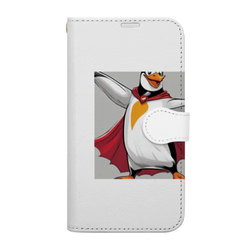 スーパーヒーローペンギン A  Book-Style Smartphone Case