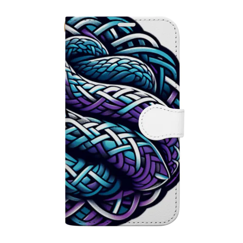 Blue snake 2 Book-Style Smartphone Case