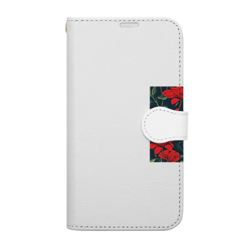 赤花 Book-Style Smartphone Case