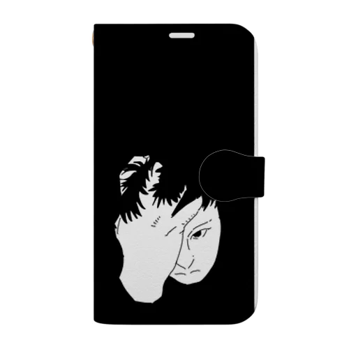 苦悩 Book-Style Smartphone Case