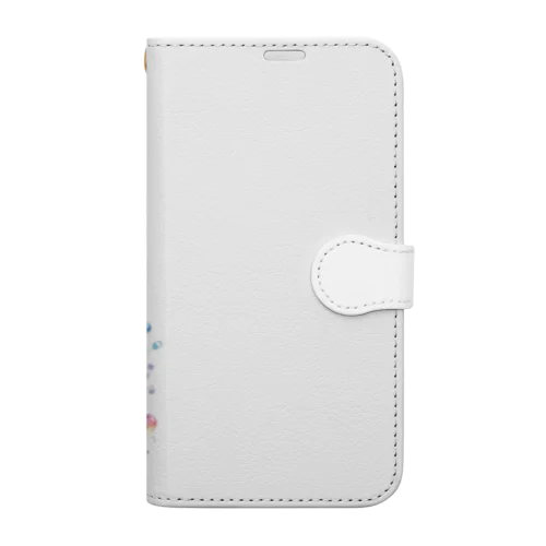 チューリップ×ダイヤモンド Book-Style Smartphone Case