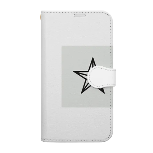 「キレイな星」 Book-Style Smartphone Case