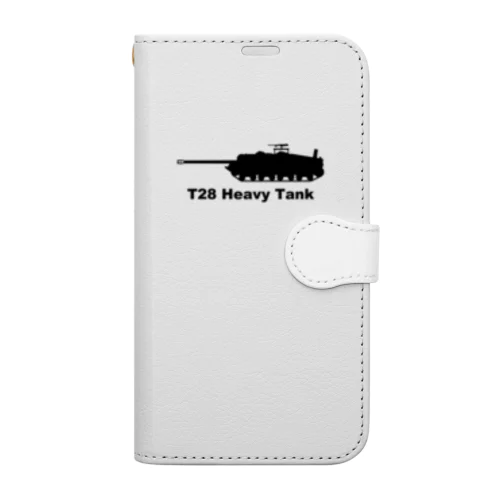 T28重戦車 Book-Style Smartphone Case