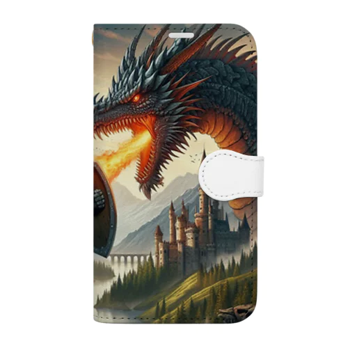 騎士とドラゴン Book-Style Smartphone Case