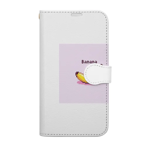 ドット絵「バナナ」 Book-Style Smartphone Case