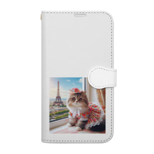 おすまし猫ちゃん Book-Style Smartphone Case