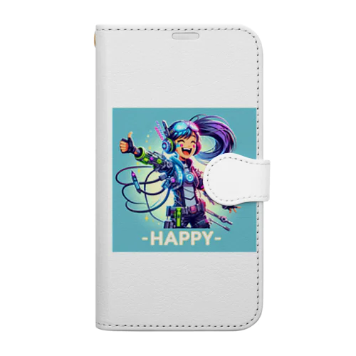 ゲーミング少女ピーシーツー Book-Style Smartphone Case