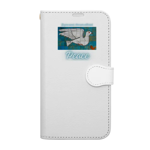 Peace　平和の鳩 Book-Style Smartphone Case