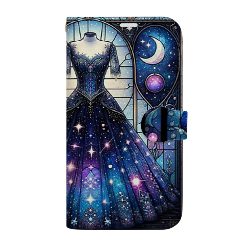 夜空のドレス nightsky Book-Style Smartphone Case